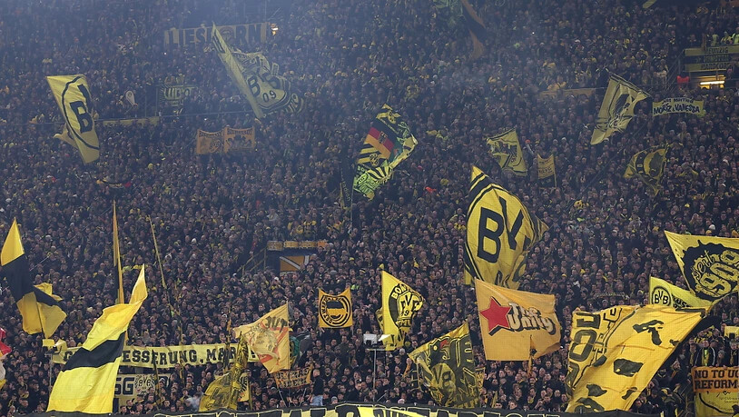 Dortmunds vielleicht grösstes Plus: die heissblütigen Fans im grössten Fussballstadion Deutschlands