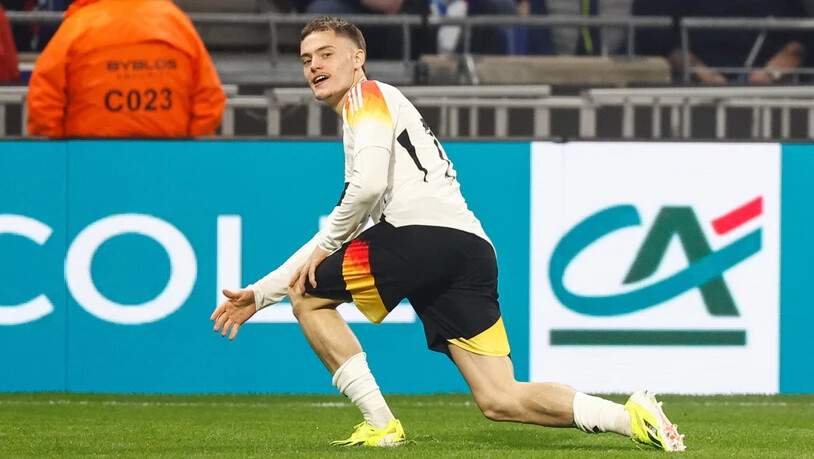 Florian Wirtz traf beim 2:0 der Deutschen bereits nach acht Sekunden und läutete so den zweiten Sieg gegen die Franzosen innerhalb eines halben Jahres ein