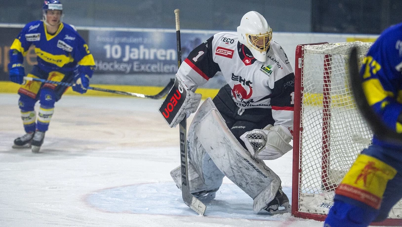 Vom Tor des EHC Chur an die U18-WM: Elijah Neuenschwander spielt für die Schweiz in Finnland.
