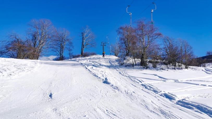 Skigebiet in Alvaneu: Der Skilift «Sontg Antoni» liegt in der Nähe des Spazierwegs.