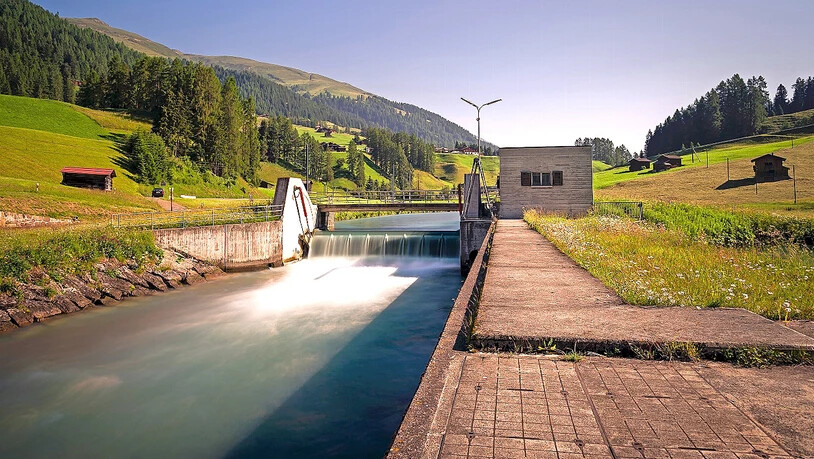 Wasserfassung des Wasserkraftwerks Davos Glaris, eines der beiden Wasserkraftwerke der Elektrizitätswerk Davos AG (EWD).
 
Pressebild