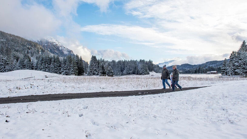 Spaziergang rund um den Heidsee: für die ganze Familie und auch im Winter ein schönes Erlebnis.