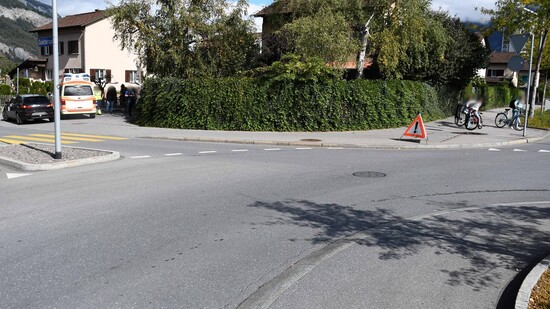 Junge verletzt: Ein Autofahrer fuhr am Montag an der Scalettastrasse in Chur einen neunjährigen Jungen an.
