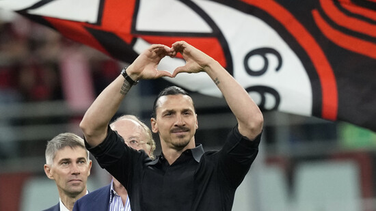 Zlatan Ibrahimovic bedankt sich bei den Milan-Fans