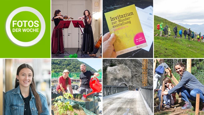 Das Flimsfestival, ein Baustellenbesuch und die Südostschweiz Wandertage: eine vielseitige Woche liegt hinter unserer Bildredaktion.