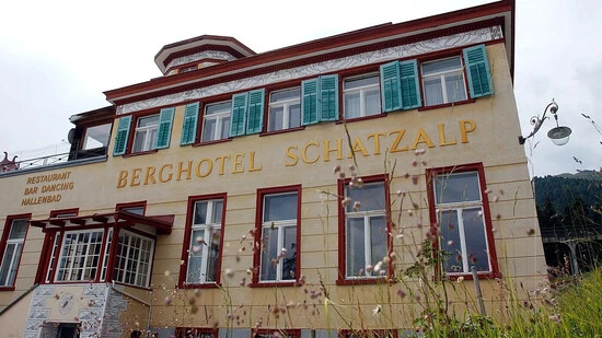 Das Hotel «Schatzalp» in Davos: Am 22. Dezember finden hier zwei Liveauftritte, ein Flohmarkt und ein Workshop statt.