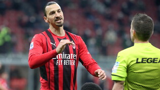 Milans Starstürmer Zlatan Ibrahimovic verschafft seinem Ärger Luft