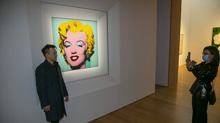 Ein Porträt von Marilyn Monroe, das vom US-Künstler Andy Warhol stammt, hat einen neuen Besitzer gefunden. Das Porträt war bisher im Besitz einer Zürcher Kunstsammlung. (Archivbild)