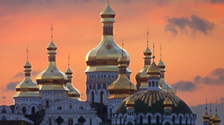 Das Höhlenkloster in Kiew - eigentlich: Heiliges Mariä-Himmelfahrt-Kloster - in Kiew aus dem 11. Jahrhundert. Das Unesco-Weltkulturerbe in der ukrainischen Hauptstadt ist älter als alle orthodoxen Kirchen in Moskau. (Archivbild)