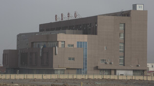 Ein sogenanntes Umerziehungslager in Artux im Westen von Xinjiang. (Archivbild)