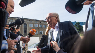 Am Mittwoch wird vor dem Bundesstrafgericht in Bellinzona das geforderte Strafmass der Bundesanwaltschaft für Joseph Blatter erwartet. (Archivbild)