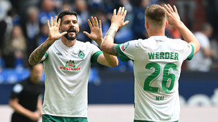 Lukas Mai im Trikot des Bundesliga-Aufsteigers Werder Bremen