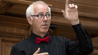 Der Dirigent Martin Zimmermann.