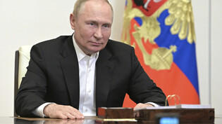 Das von der staatlichen russischen Nachrichtenagentur Sputnik über AP veröffentlichte Bild zeigt Wladimir Putin, Präsident von Russland. Foto: Pavel Byrkin/Pool Sputnik Kremlin/AP/dpa