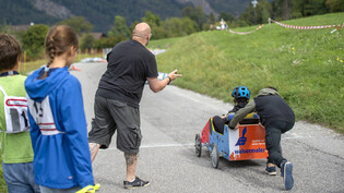 Los gehts: Das traditionelle Seifenkistenrennen beim Therapiehaus Fürstenwald in Chur findet dieses Jahr wieder statt.