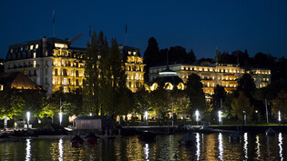 Das Beau-Rivage Palace in Lausanne ist von GaultMillau zum zweiten Mal nach 2007 zum "Hotel des Jahres" ausgezeichnet worden. (Archivbild)