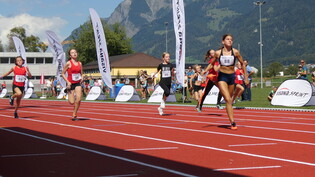 Schnell unterwegs: Alicia Berther am Kantonal-Final in Landquart mit der Startnummer 88.