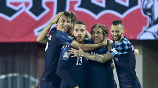 Die Kroaten um Luka Modric spielen im kommenden Juni um den Titel in der Nations League