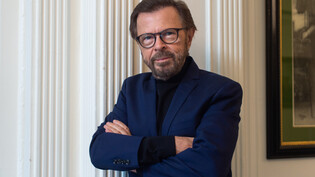 ARCHIV - Björn Ulvaeus, Gründungsmitglied und Produzent der schwedischen Popgruppe Abba, steht im Palace Hotel. Eine Firma an der er beteiligt ist kauft nun Großteil des Avicii-Songkataloges auf. Foto: Gustavo Valiente/EUROPA PRESS/dpa
