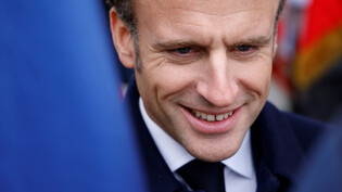Emmanuel Macron, Präsident von Frankreich,  verspricht mehr Geld für Getreide aus der Ukraine. Foto: Ludovic Marin/Pool/AP/dpa