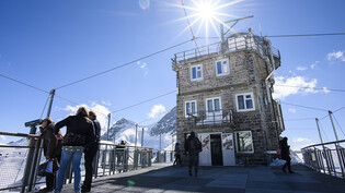 Bis zu 131 Stundenkilometer Geschwindigkeit erreichten Böen auf dem Jungfraujoch. (Archivbild)