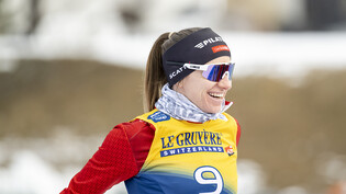 Hat trotz Platz 4 das Lachen nicht verloren: Nadine Fähndrich.