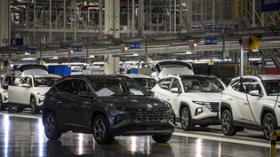 Hyundai hat 2022 deutlich mehr Gewinn erzielt als im Vorjahr. Im Bild die Produktionsstätte im tschechischen Nosovice. (Archivbild)