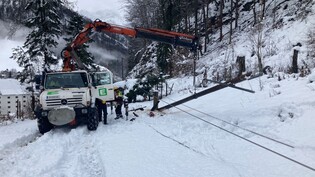 Der starke Schneefall in Österreich sorgte auch für Ausfälle bei der Stromversorgung.