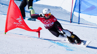 Enttäuschung: An den Olympischen Spielen in Peking läuft es für Alpin-Snowboarderin Julie Zogg nicht wie gewünscht. 