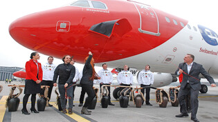 Gibt es seit 2017: Die Schweizer Fluggesellschaft Edelweiss-Air tauft eines ihrer Flugzeuge Braunwald …