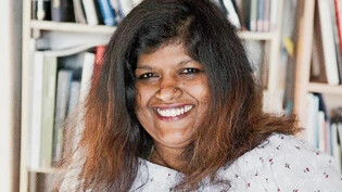 Als Politik-Journalistin besonders interessiert: Sunethra Athugalpura berichtet über eine srilankische Zeitung über die Landsgemeinde in ihrer neuen Heimat.