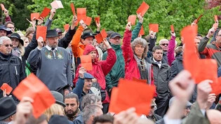 Demokratie: Die Glarner entscheiden an der Landsgemeinde 2022 über eine Zusammenlegung der Sozialen Ämter. 