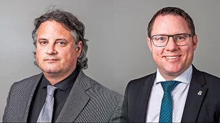 FDP-Grossrat Maurizio Michael (links) und  CVP-Grossrat René Epp (rechts) zum neuen Wahlsystem.