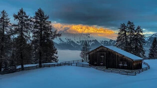 Das schönste Leserbild des Monats Dezember: Ein winterliches Morgenstimmungsbild. 
