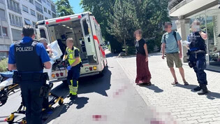 In Chur: Die Messerstecherei ereignete sich laut Leserreporter an der Engadinstrasse.