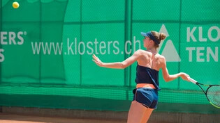Klosters als Sprungbrett: Vor vier Jahren stand die Churer Tennisspielerin Simona Waltert auf dem Platz.
