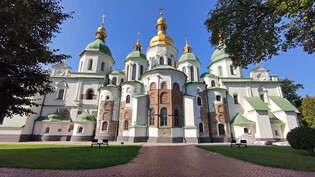 ARCHIV - Die Unesco hat die Sophienkathedrale in Kiew in die Liste des gefährdeten Weltkulturerbes aufgenommen. Foto: ---/Ukrinform/dpa