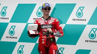 Verteidigt seinen Titel in der MotoGP: Ducati-Fahrer Francesco Bagnaia