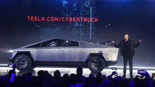 Elon Musk stellt seinen Tesla-"Cybertruck" in Hawthorne, Kalifornien, vor. (Archivaufnahme)