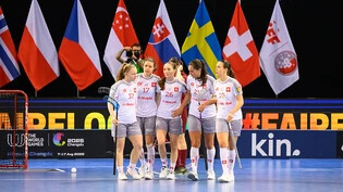 Kennen nun ihren Viertelfinalgegner: Die Schweizer Unihockeyanerinnen treffen an der WM in Singapur auf die Slowakei