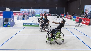 Trainingseinheit anlässlich der Para-Badminton-WM 2019 in Basel (Archivbild)