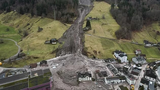 Der Erdrutsch in Schwanden verursachte einen grossen Teil der Kosten durch Unwetterschäden im Jahr 2023. (Archivbild)