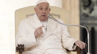 Papst Franziskus bei der Generalaudienz auf dem Petersplatz. Foto: Andrew Medichini/AP