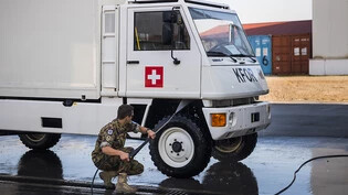 Die Schweiz übernimmt die Führung der Kfor-Transportkompanie im Kosovo. (Archivbild)