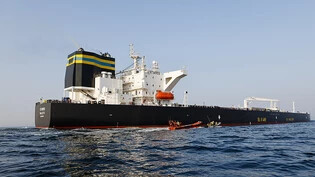 ARCHIV - Aktivisten der Umweltorganisation Greenpeace demonstrieren in der Ostsee vor einem Schiff, das russisches Öl transportiert. Foto: Frank Molter/dpa