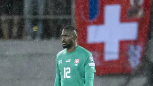 Schwierige Zeit mit Lorient: Der Schweizer Nationalgoalie Yvon Mvogo steht kurz vor dem Abstieg aus der Ligue 1