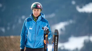 Kurze, intensive Trainingseinheit: Skitourenläufer Arno Lietha bereitet sich in Pany auf die WM vor.  