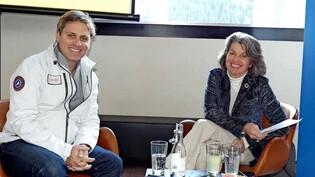 Pascal Kaufmann und Barbara Haller-Rupf anlässlich des vergangenen «Researchers Beer».  