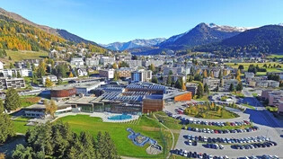 Erneuerbare Energie für grossen Gebäudekomplex: Das Davoser Kongresshotel sowie Kongresszentrum und Hallenbad sollen in Zukunft mittels Erdwärme beheizt werden.