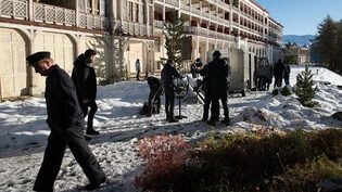Ideale Filmkulisse: Die Dreharbeiten hier für den Film «Stiller» auf der Schatzalp bei Davos sind nicht die ersten, die in dem historischen Hotel stattfinden.